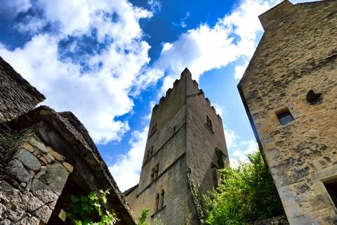 Chateau de Beynac. Stock Photos