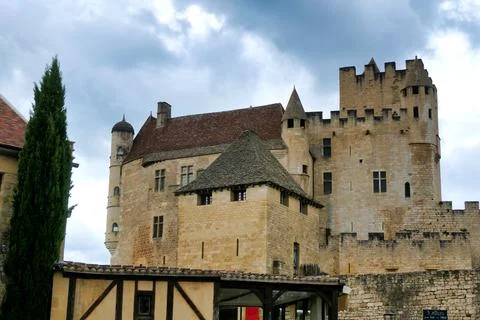 Chateau de Beynac. Stock Photos
