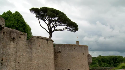 Chateau de Clisson - Clisson France Stock Footage 34622018