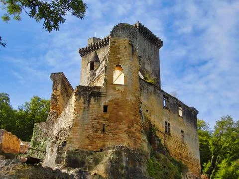 Chateau de Commarque Stock Photos