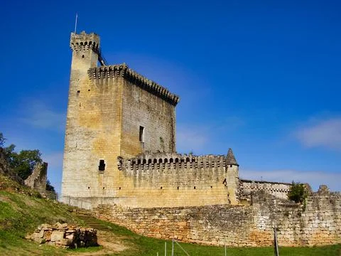 Chateau de Commarque Stock Photos