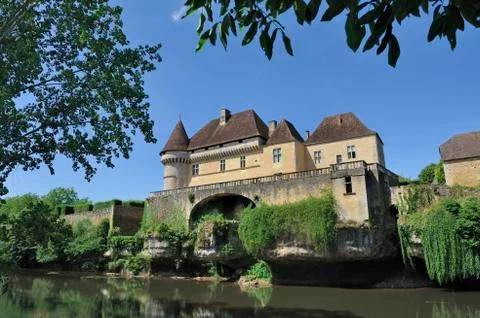 Chateau de Losse Foto stock