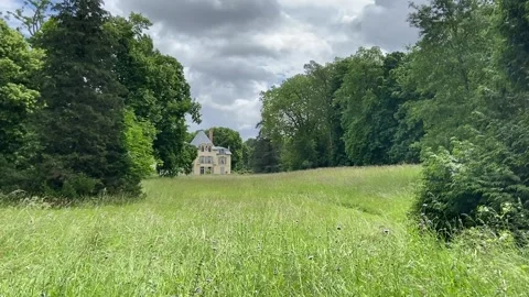 Château de malmaison garden Stock Footage 340640272