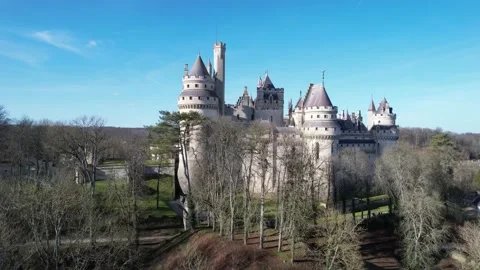 Chateau de Pierrefonds Video stock 198210025