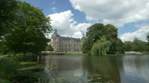 Chateau de Serrant - Saint-Georges-sur-Loire France - HD 4k+ Stock Footage 41124638