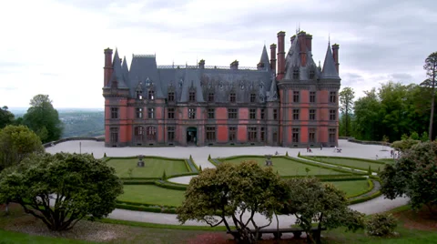 Chateau de Trevarez (3) - Saint-Goazec France Stock Footage 34454401