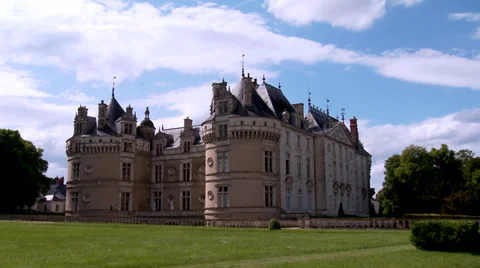 Chateau du Lude (1) - Le Lude, France Stock Footage 32120309