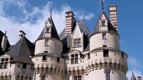 Chateau d'Usse (2) - Rigny Usse, France Stock Footage 31983005