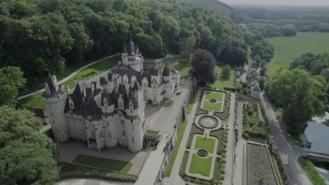 Château d'Ussé Stock Footage 202128745