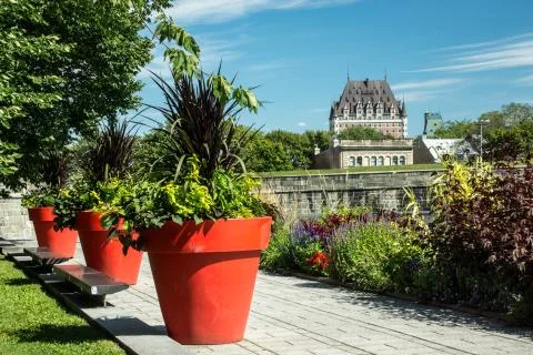 Chateau Frontenac Stock Photos