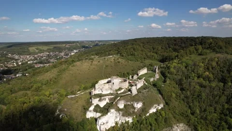 Château Gaillard multiple shots. Stock Footage 264481895