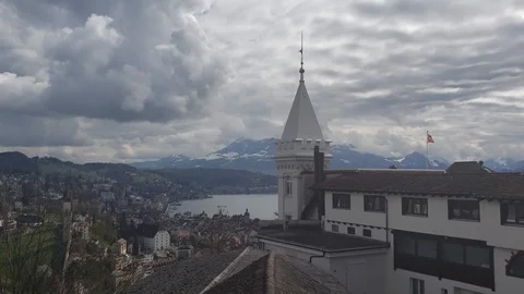 Chateau Gutsch Side Stock Footage 122266843