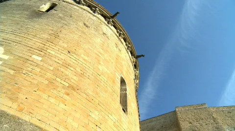 Chateau tower Stock Footage 269286
