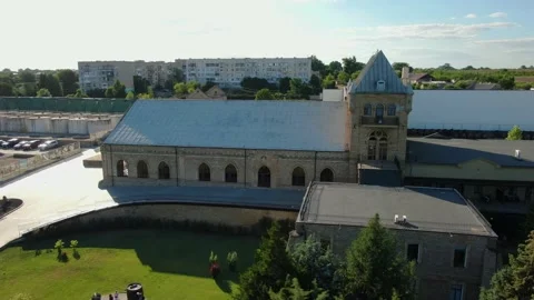 The Chateau of wine cellars from Trubetskoy Stock Footage 151425758