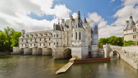 Chateaux Chenonceaux Stock-Footage 87100603