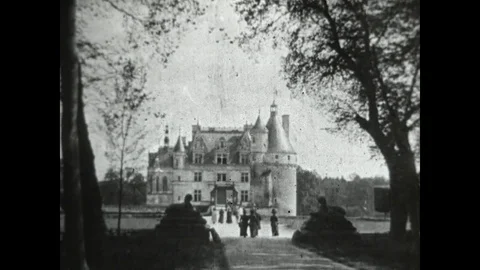 Chateaux of the Loire Valley Stock Footage 83629010