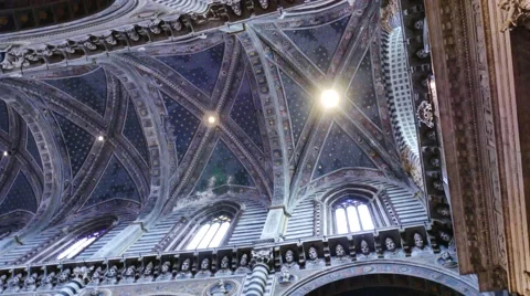 Chatedral of siena Stock Footage 68403411