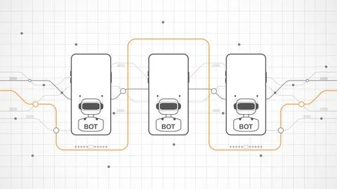 ChatGPT Ai artificial intelligence technology hitech concept. Stock Illustration