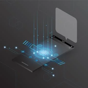 ChatGPT Ai artificial intelligence technology hitech concept. Stock Illustration