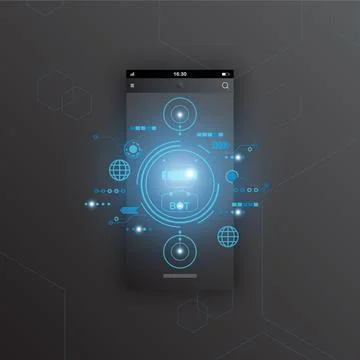 ChatGPT Ai artificial intelligence technology hitech concept. Stock Illustration