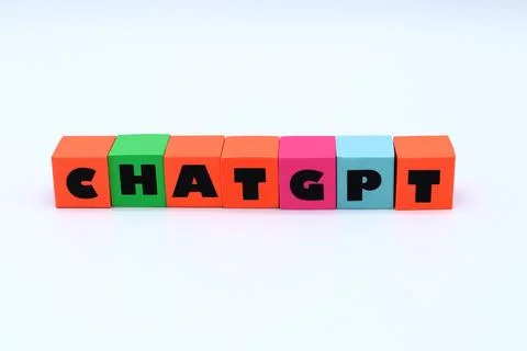 ChatGPT and cubes Stock Photos
