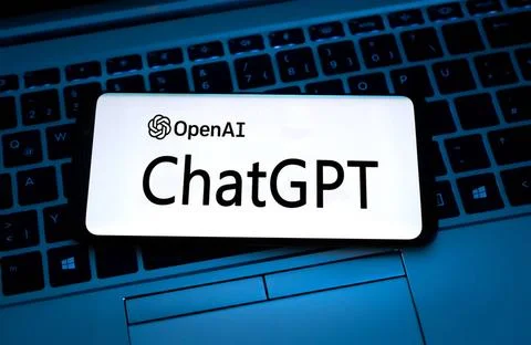  ChatGPT - artificial intelligence chatbot by OpenAI ChatGPT - artificial ... Stock Photos