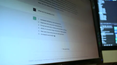 ChatGPT artificial intelligence language model using Generative Stock Footage 232387460