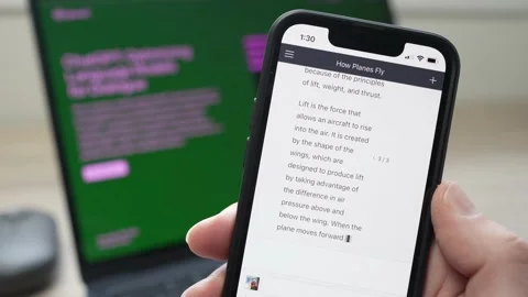 ChatGPT Chat With AI or Artificial Intelligence on Smartphone Screen Stock-Footage 229515346