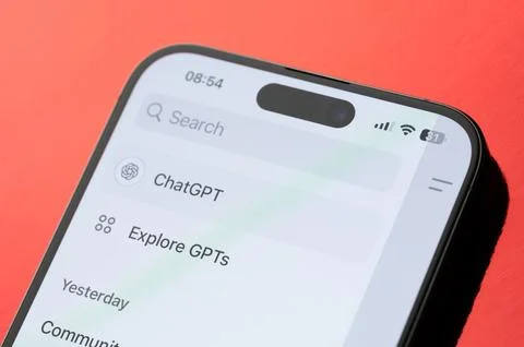 ChatGPT chat bot Stock Photos