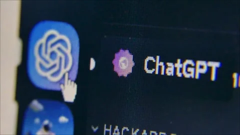 ChatGPT Discord Angle ECU User Hover Cursor OpenAI Logo Reveal ChatGPT Servier 動画素材 243660616