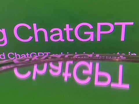ChatGPT (Generative Pre-trained Transformer) artificial intelligence of Op... Stock-Fotos