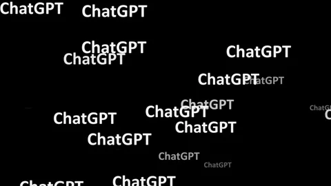 ChatGPT Text Animation Loop Stock Footage 309441587