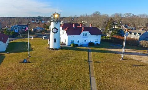 Chatham, Cape Cod Lighthouse and Coast Guard Station Stock Photos