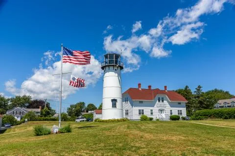 Chatham Light at Cape Cod Stock Photos