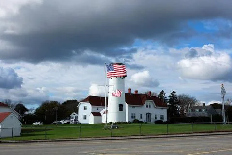 Chatham Lighthouse at Cape Cod Chatham Lighthouse, built in 1808, Cape Cod... Stock Photos