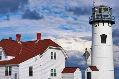 Chatham Lighthouse at Cape Cod Chatham Lighthouse, built in 1808, Cape Cod... Stock Photos