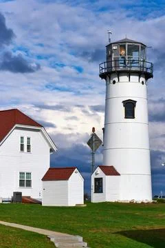 Chatham Lighthouse at Cape Cod Chatham Lighthouse, built in 1808, Cape Cod... Stock Photos