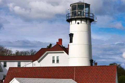 Chatham Lighthouse at Cape Cod Chatham Lighthouse, built in 1808, Cape Cod... Stock Photos