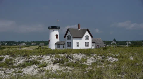 Chatham Lighthouse Stock Footage 27169178