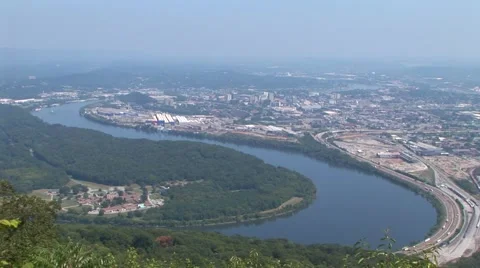 Chattanooga Scenic View Stock Footage 40683978