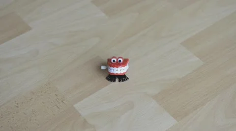 Chattering Teeth Stock Footage 22098768