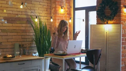 Chatting and having fun in the internet Stock Footage 100079081