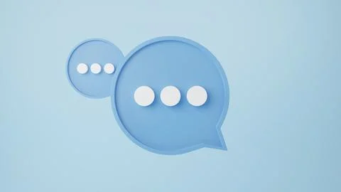 Chatting box, message icon, dialogue bubble. Text message sing. Round push no Illustrazione stock