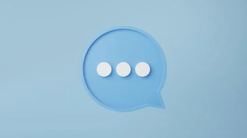 Chatting box, message icon, dialogue bubble. Text message sing. Round push no Illustrazione stock