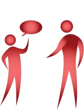 Chatting, communication Stock Illustration