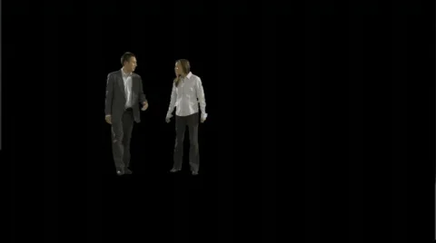 Chatting Duo Stock Footage 78750