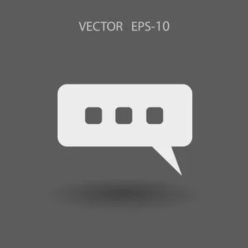 Chatting icon. vector illustration Stock Illustration