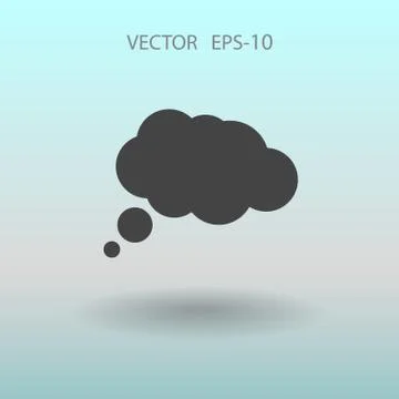 Chatting icon. vector illustration Illustrazione stock