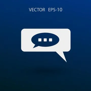 Chatting icon. vector illustration Stock Illustration