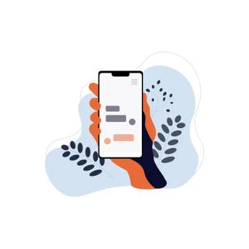 Chatting illustration Stock Illustration